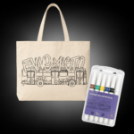 Eco-bag Next station – Faine Misto + acrylic markers
